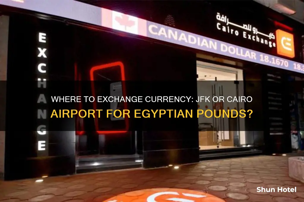 should i get egyptian pounds at jfk or cairo airport