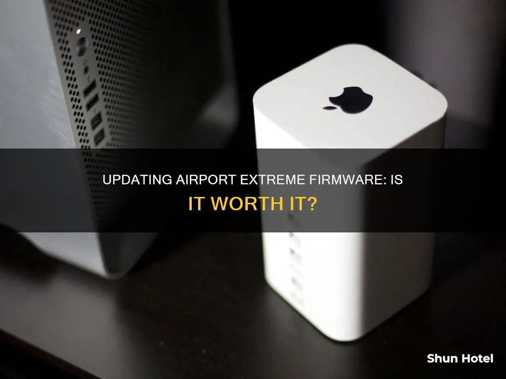 should i update airport extreme firmware