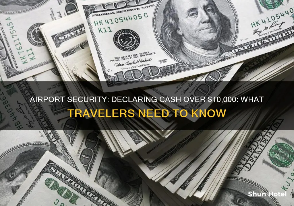 should you declare 800 for airport
