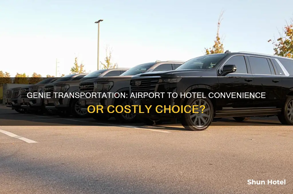 should you get genie transportation from airport to hotel