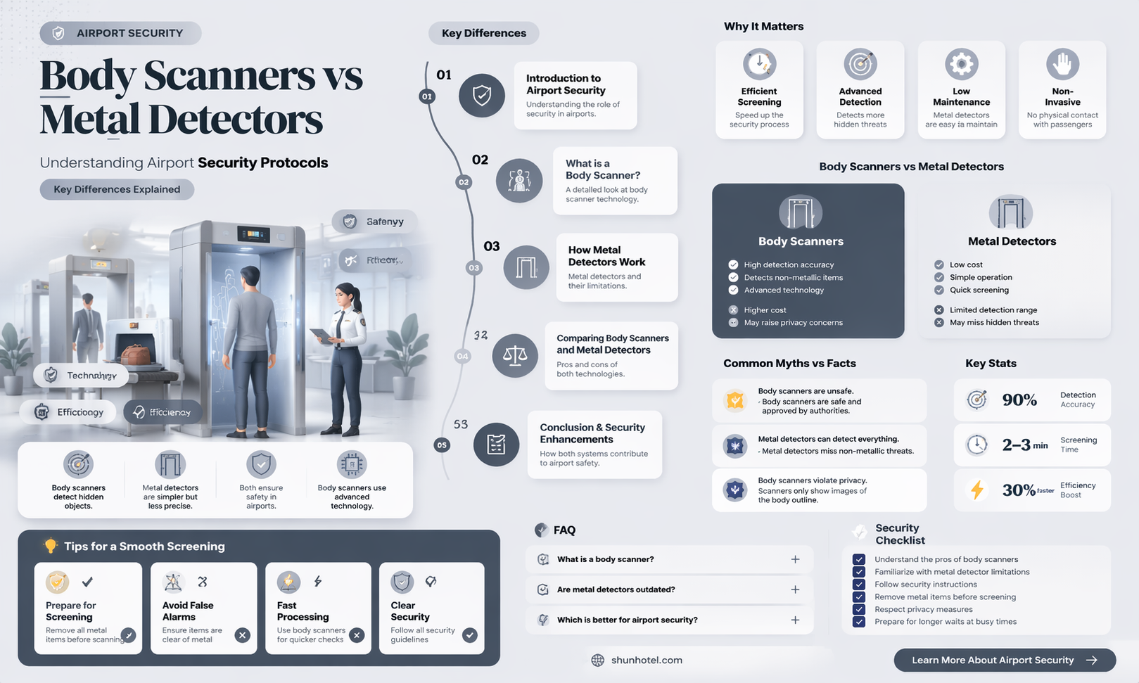 are airport body scanners metal detectors