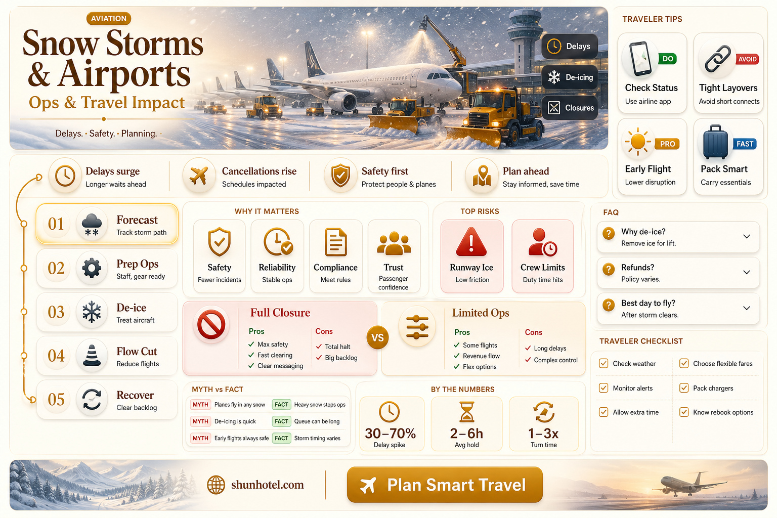 are airports affected by snow storm