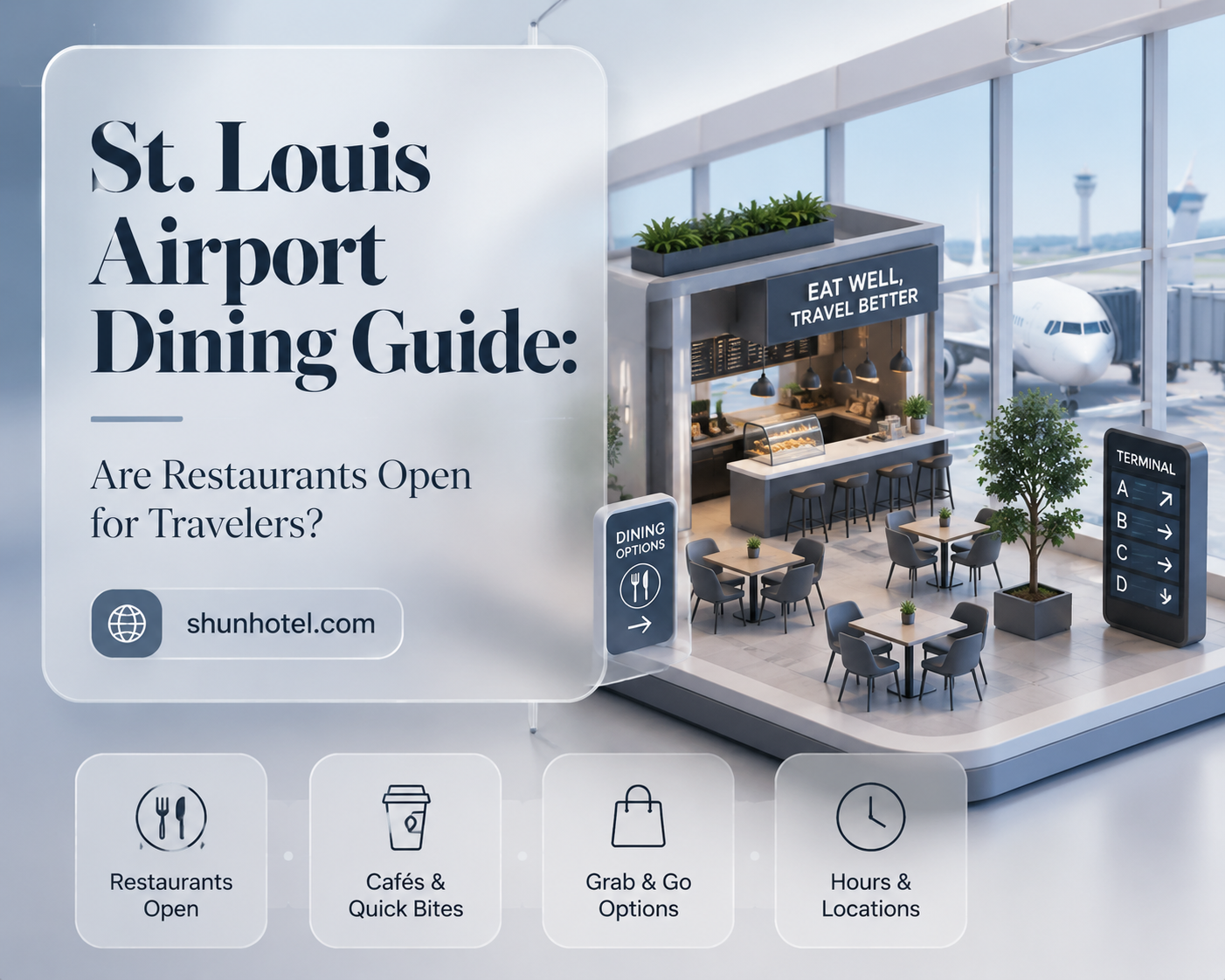 are restaurants open at st louis airport