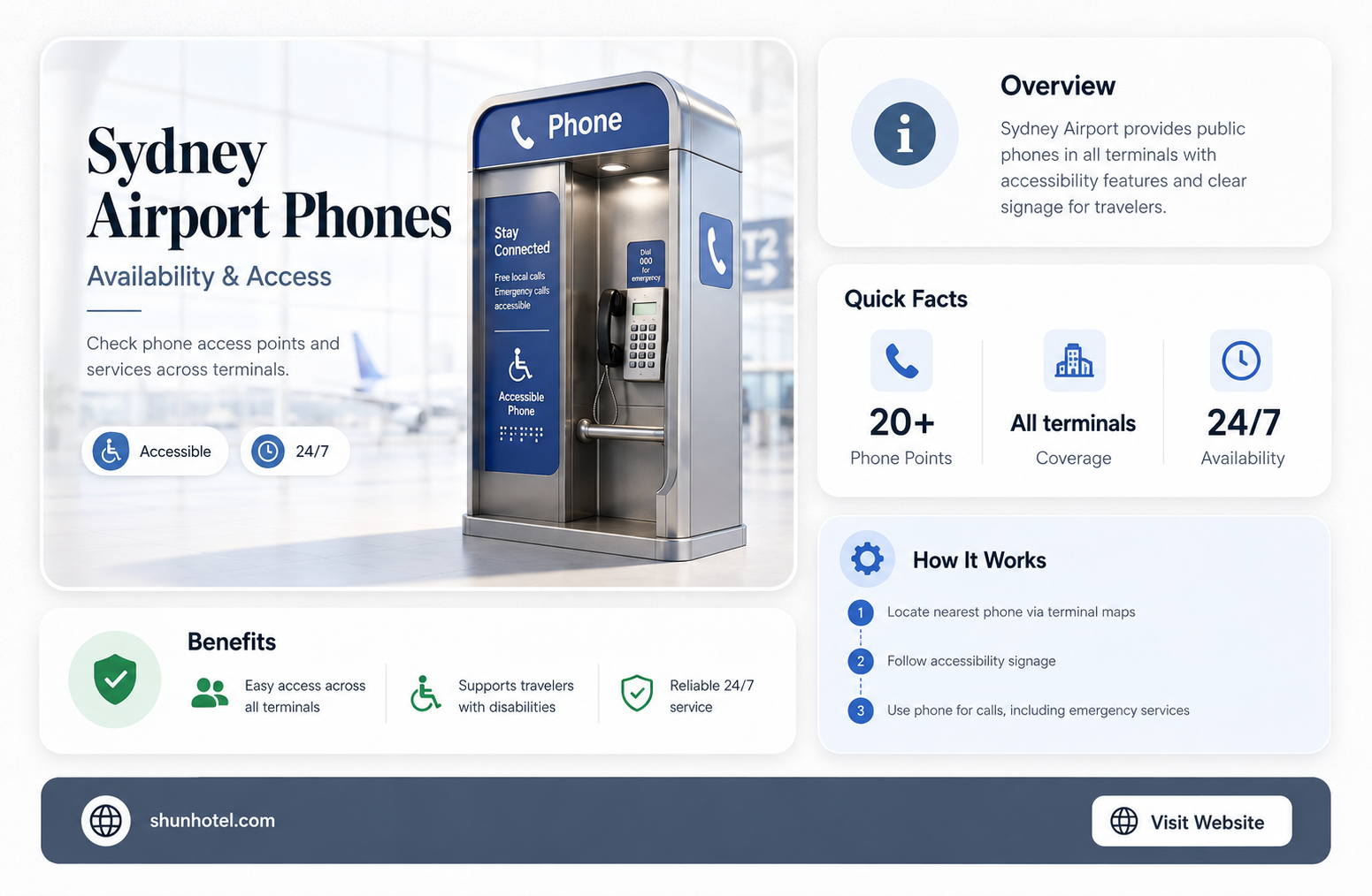 are there phones at sydney airport