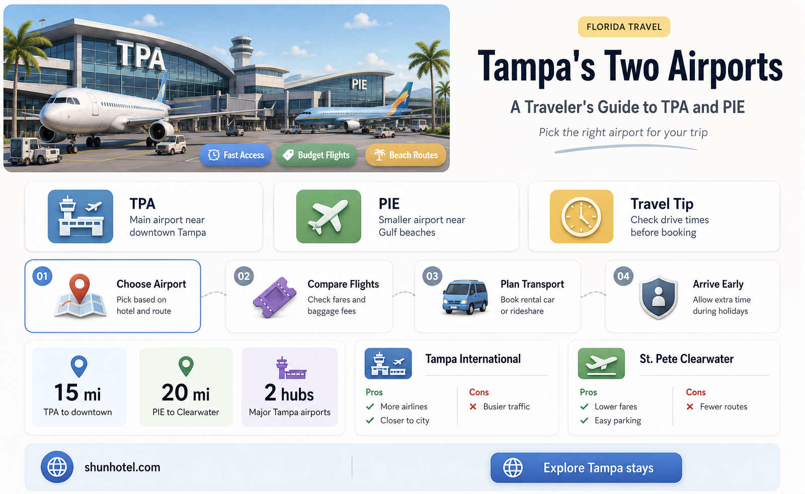 are there 2 airports in tampa