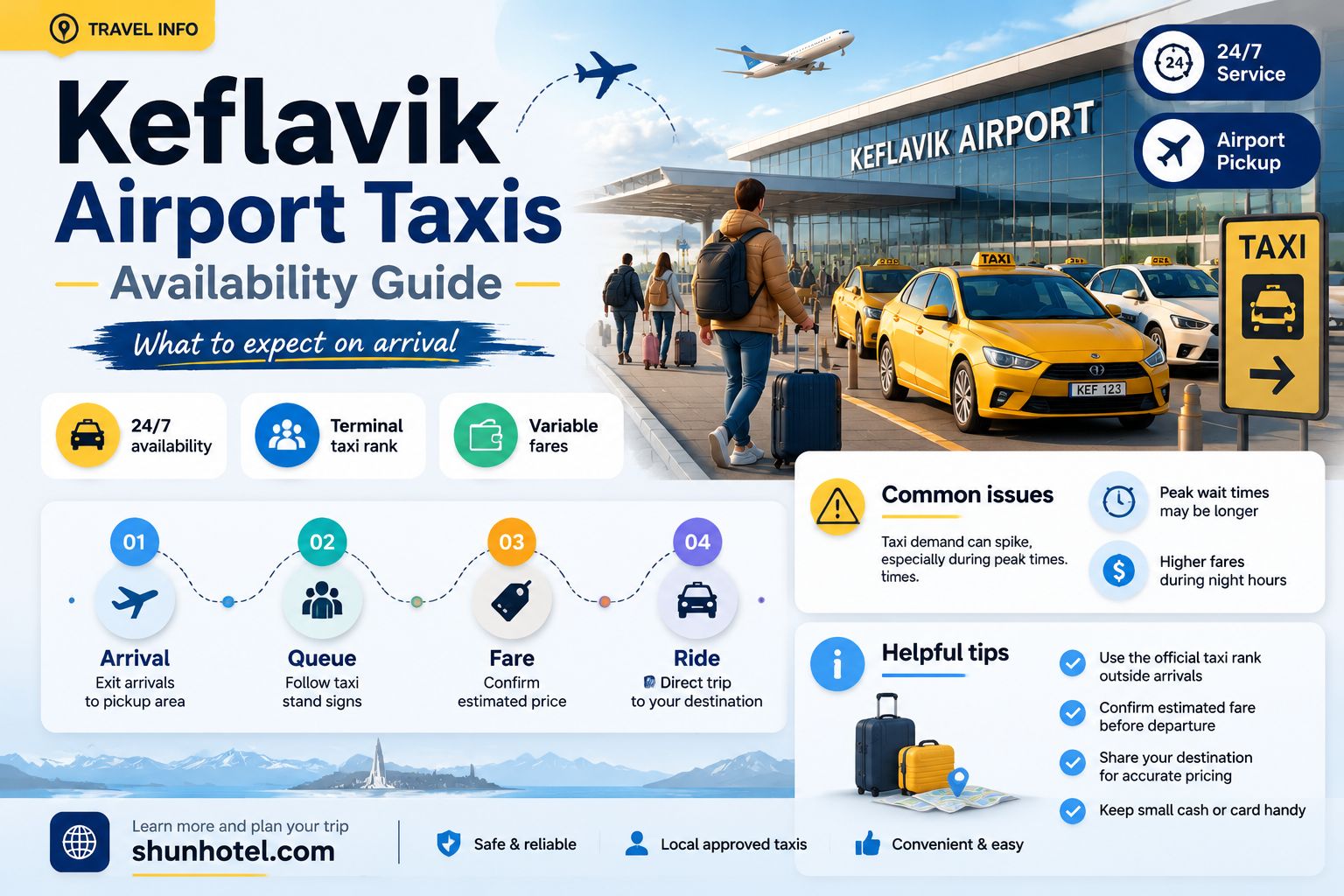 are there taxis at keflavik airport