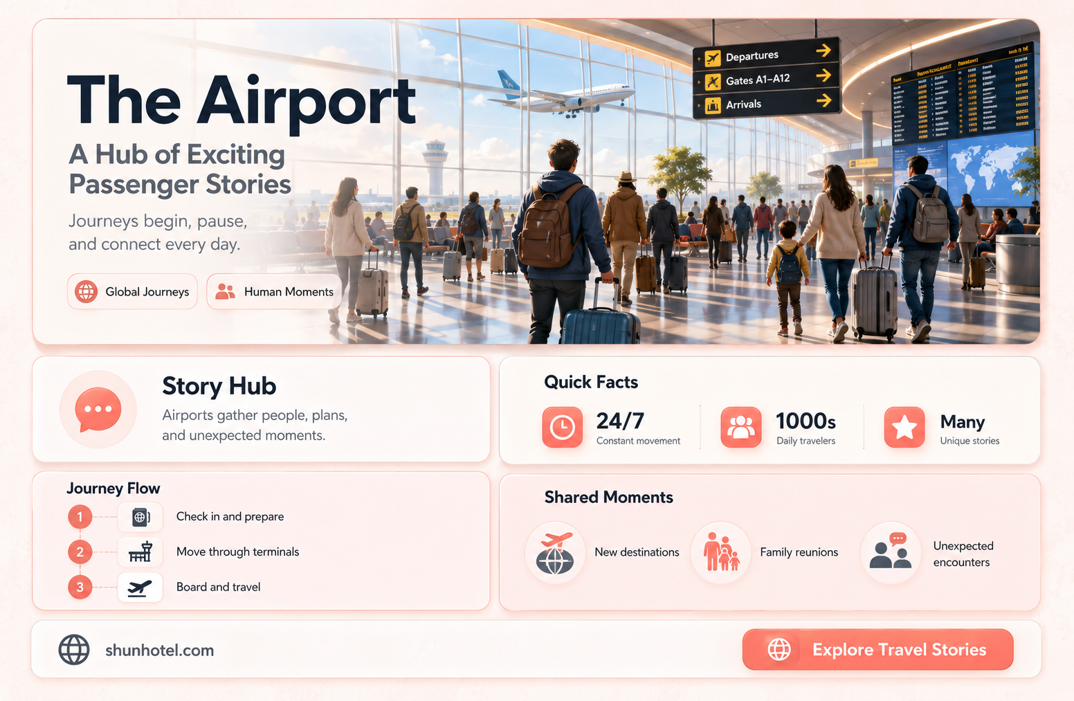 are the passengers at the airport