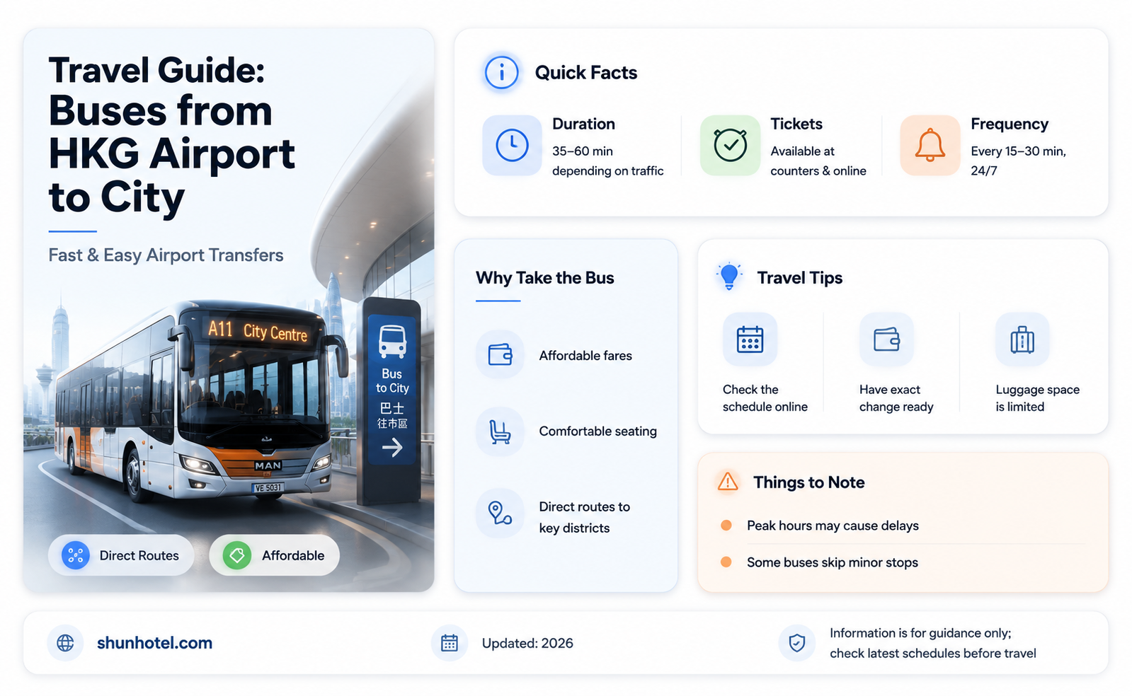 are buses running from hkg airport
