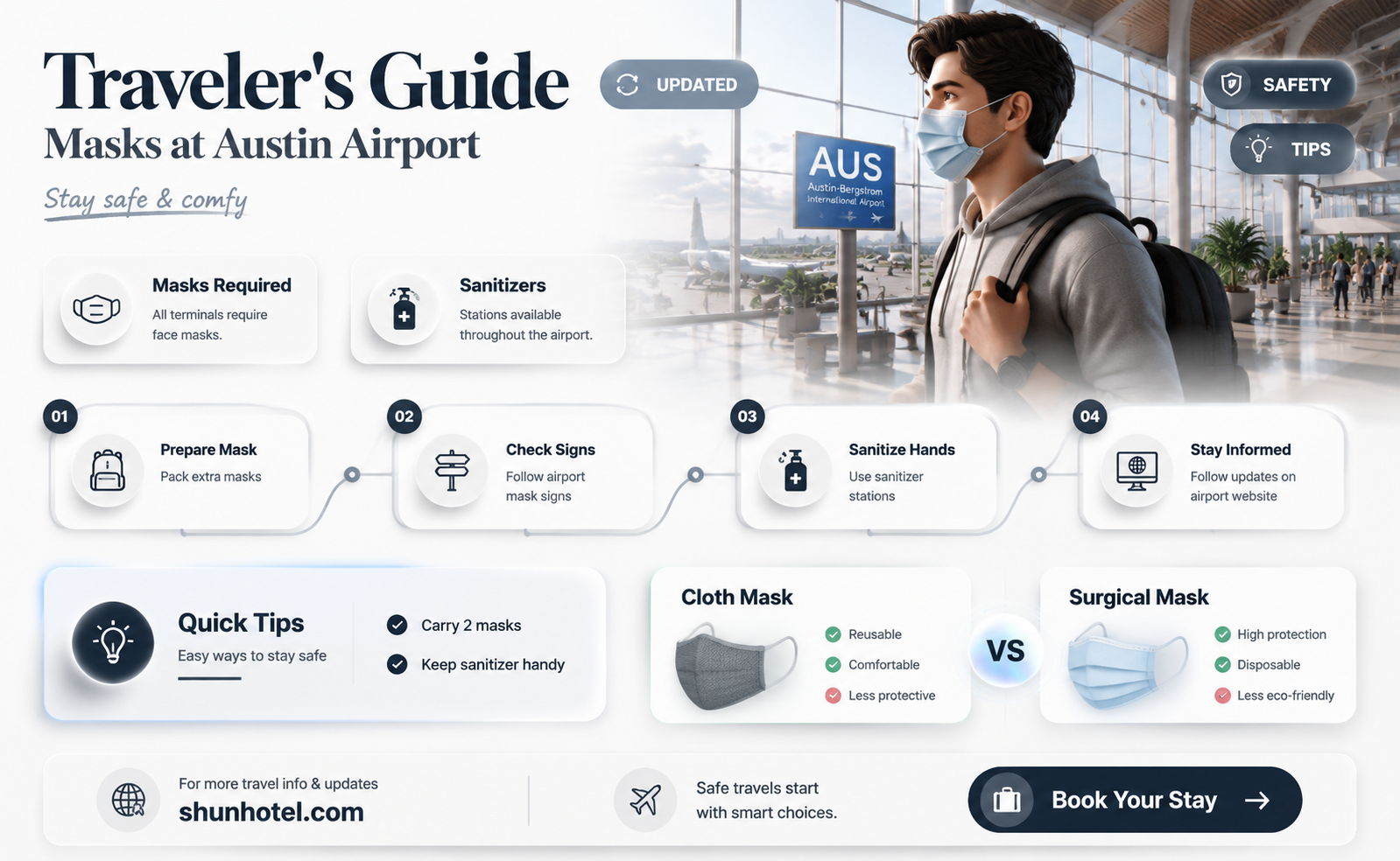 are masks required at austin airport
