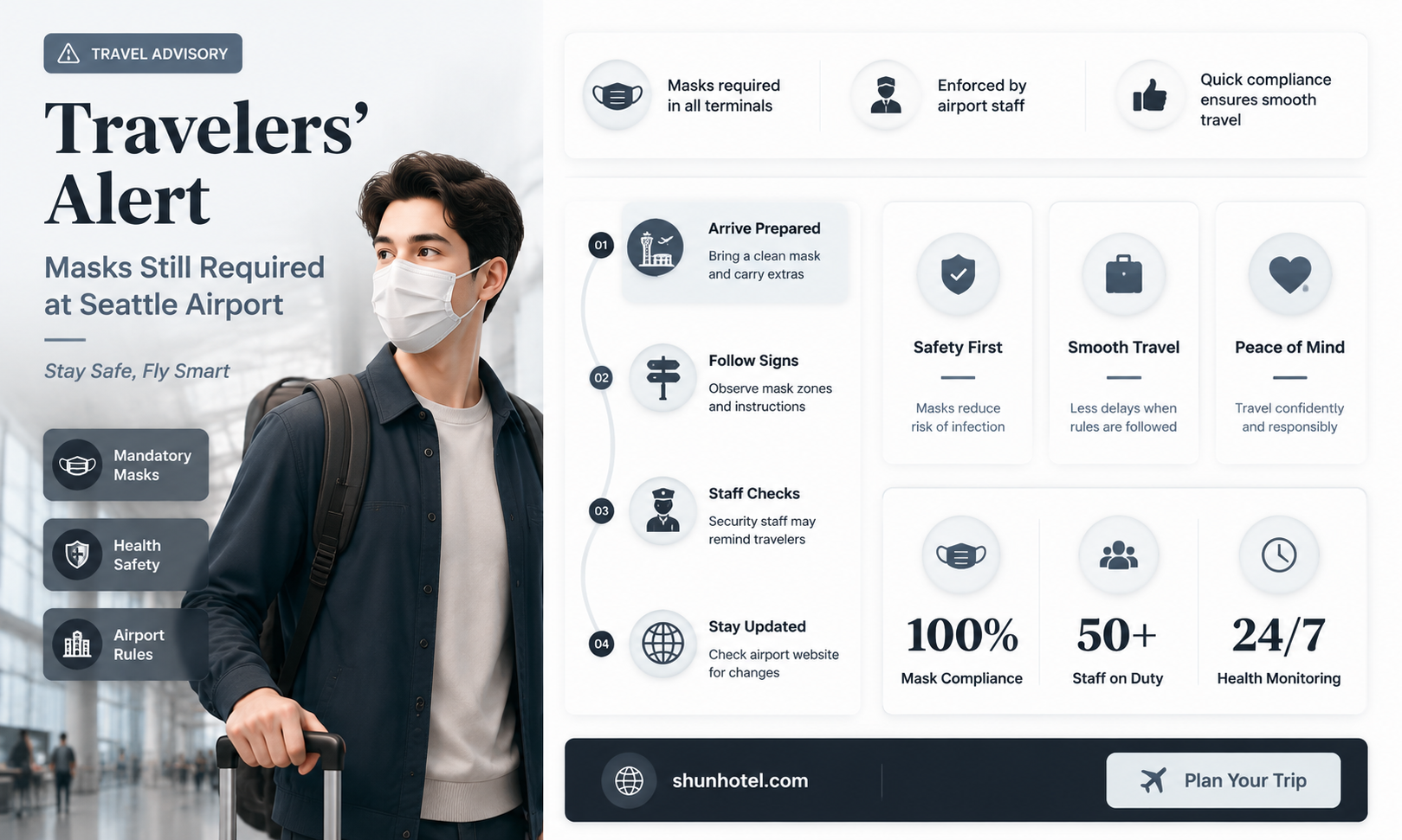 are masks required at seatac airport