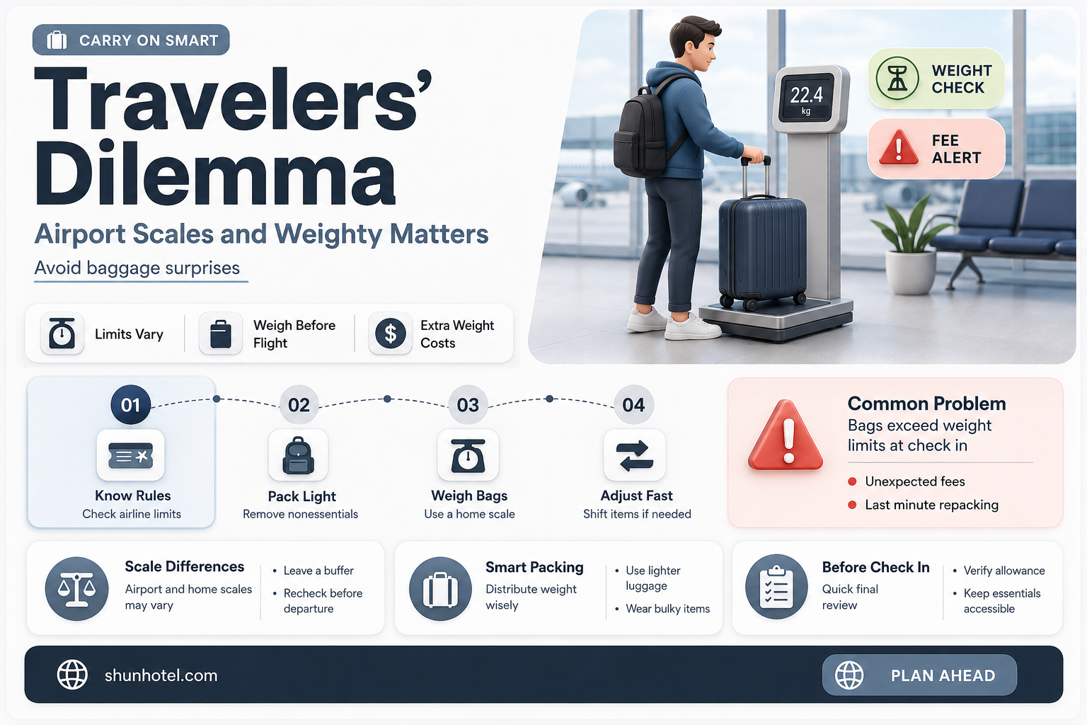 are there scales at the airport