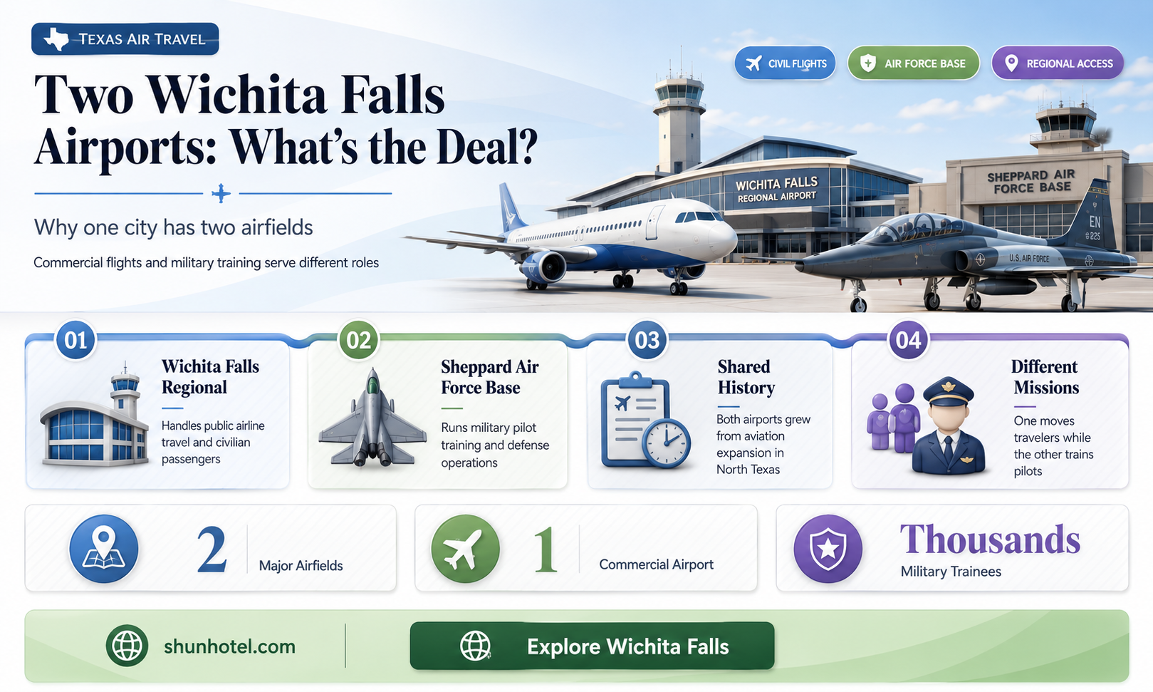 are there 2 wichita falls airports