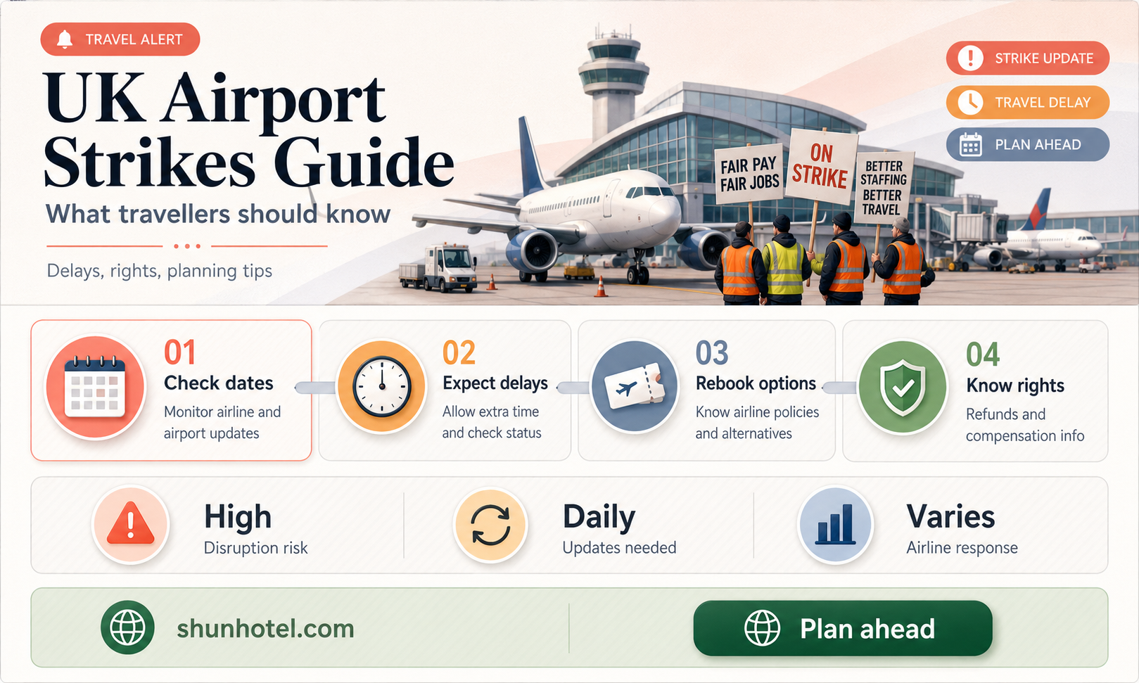 are there airport strikes in uk