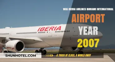 Iberia Airlines Presence at Miami International Airport in 2007