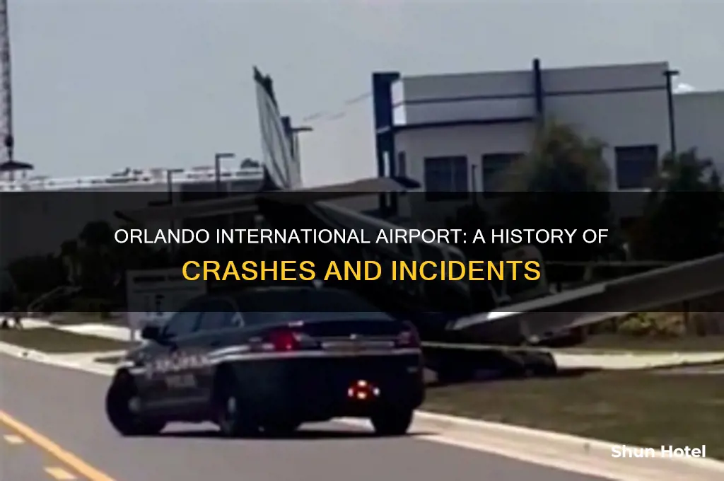 was the ever a crash at orlando international airport