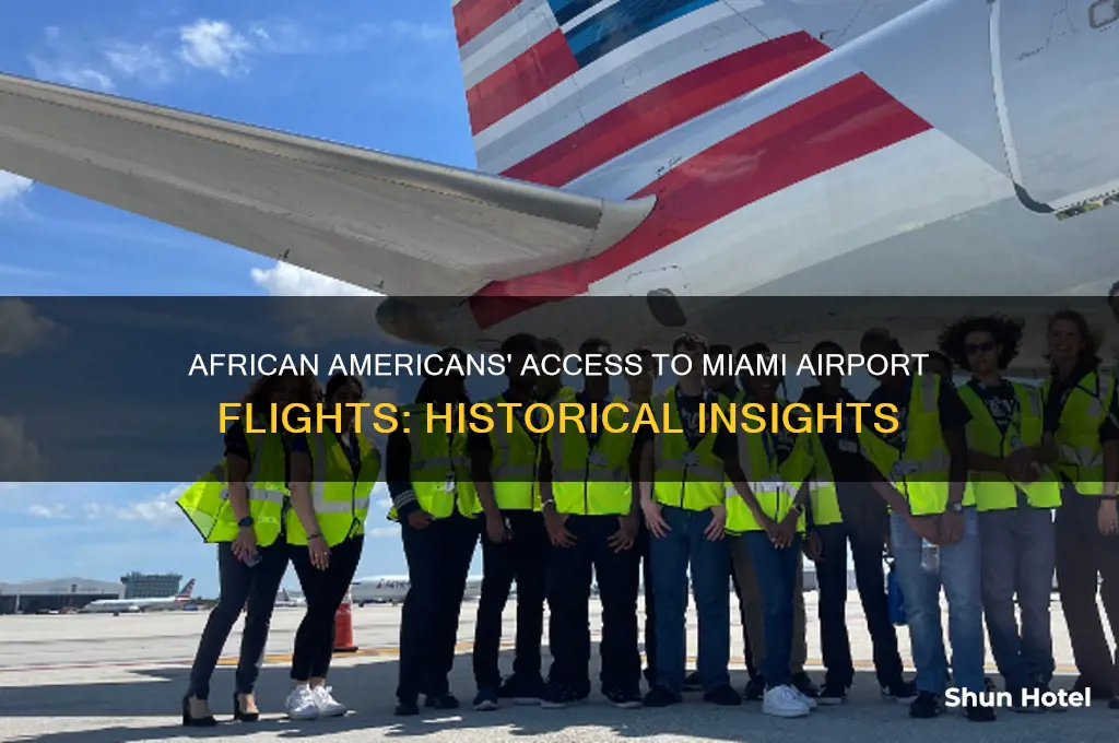 were african americans able to fly out of miami airport