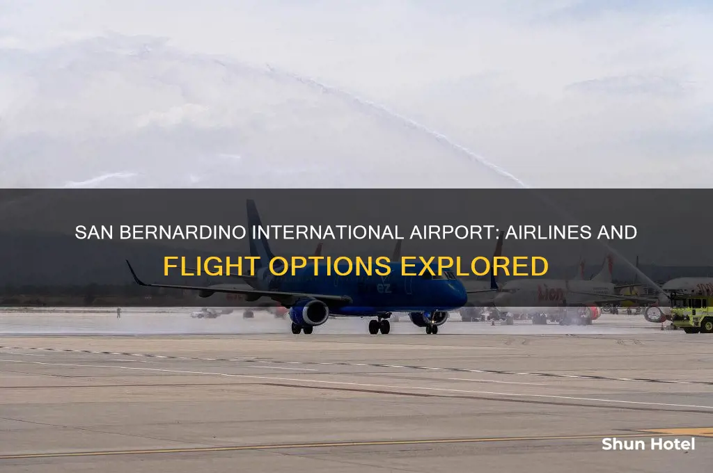 what air carriers fly from san bernardino international airport