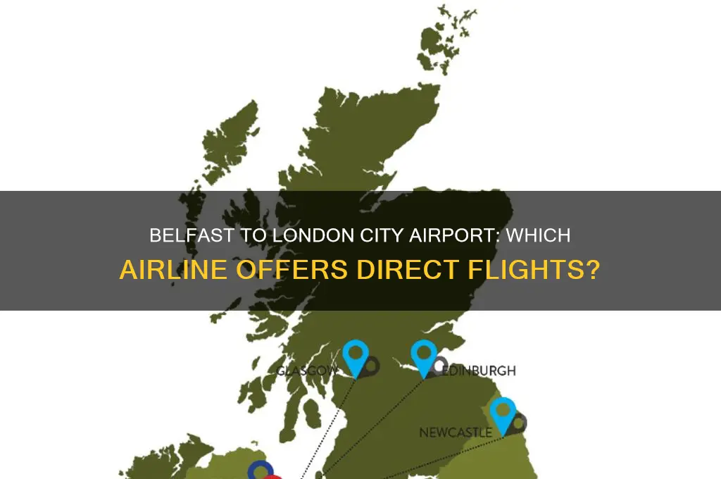 what airline flies from belfast to london city airport