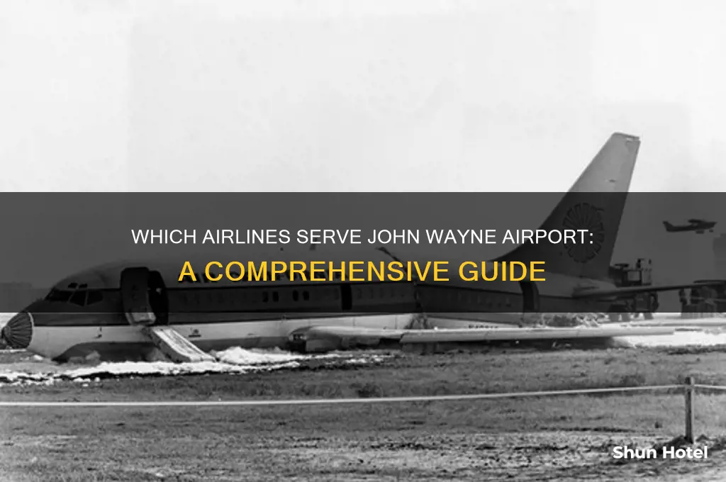 what airline flies into john wayne airport