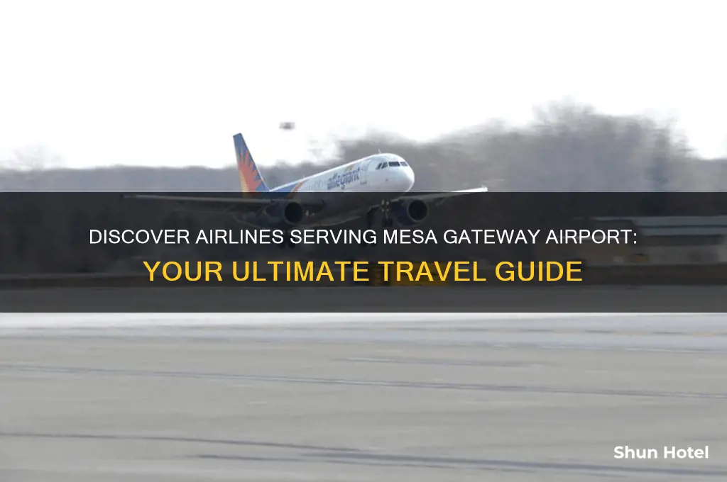 what airline flies into mesa gateway airport