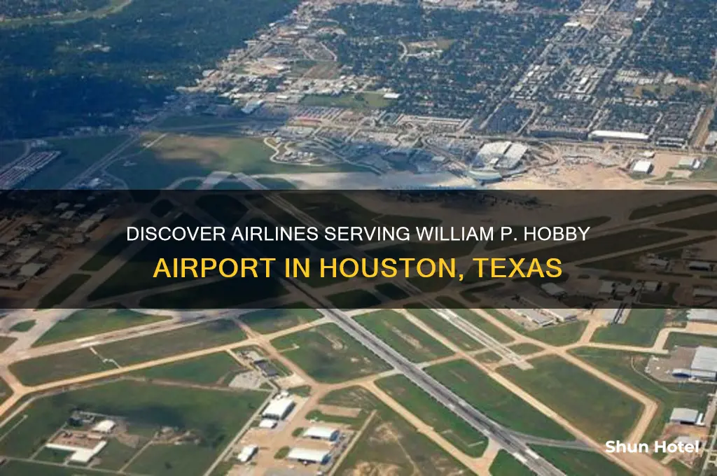 what airline flies into william p hobby airport houston texas