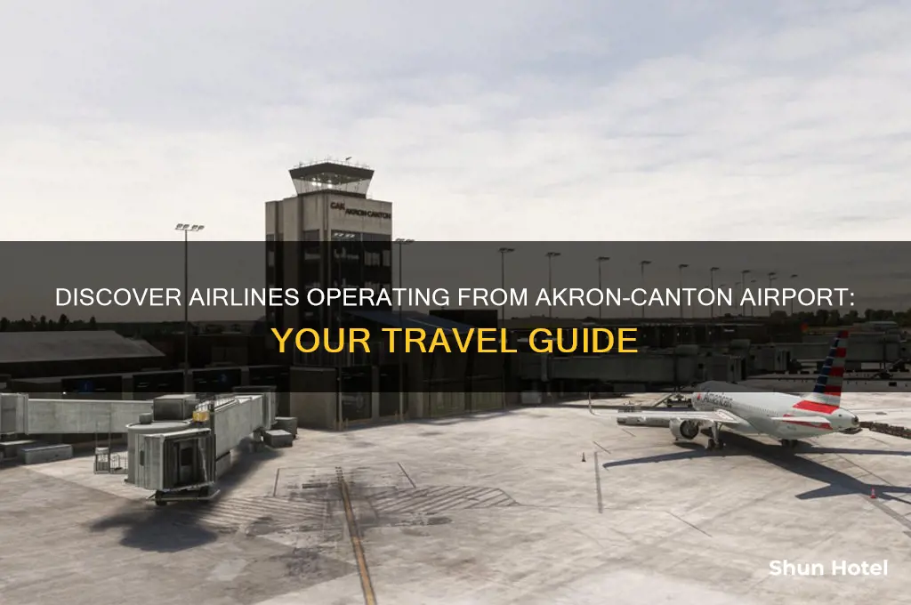 what airline flies out of akron-canton airport