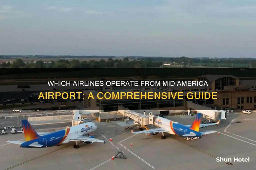 what airline flies out of mid america airport