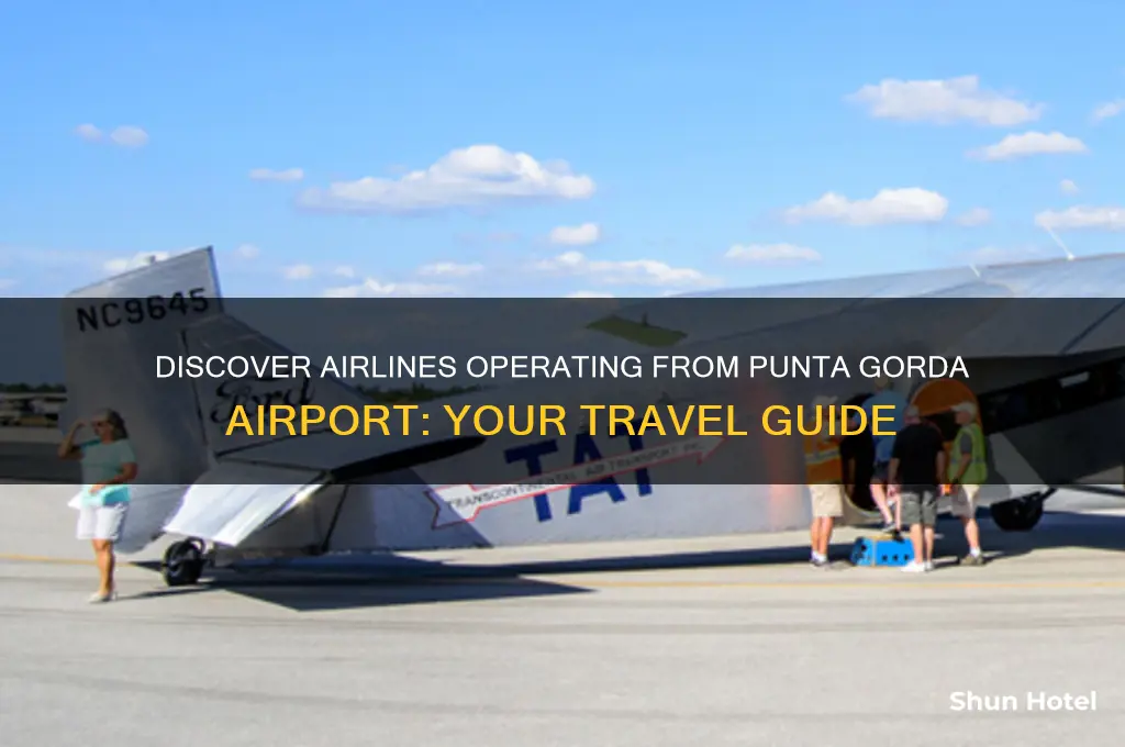 what airline flies out of punta gorda airport