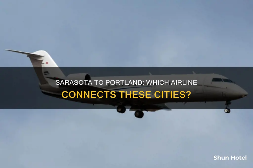 what airline flies sarasota international airport to portland maine