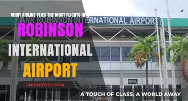 Which Airline Dominates Robinson International Airport's Flight Schedule?