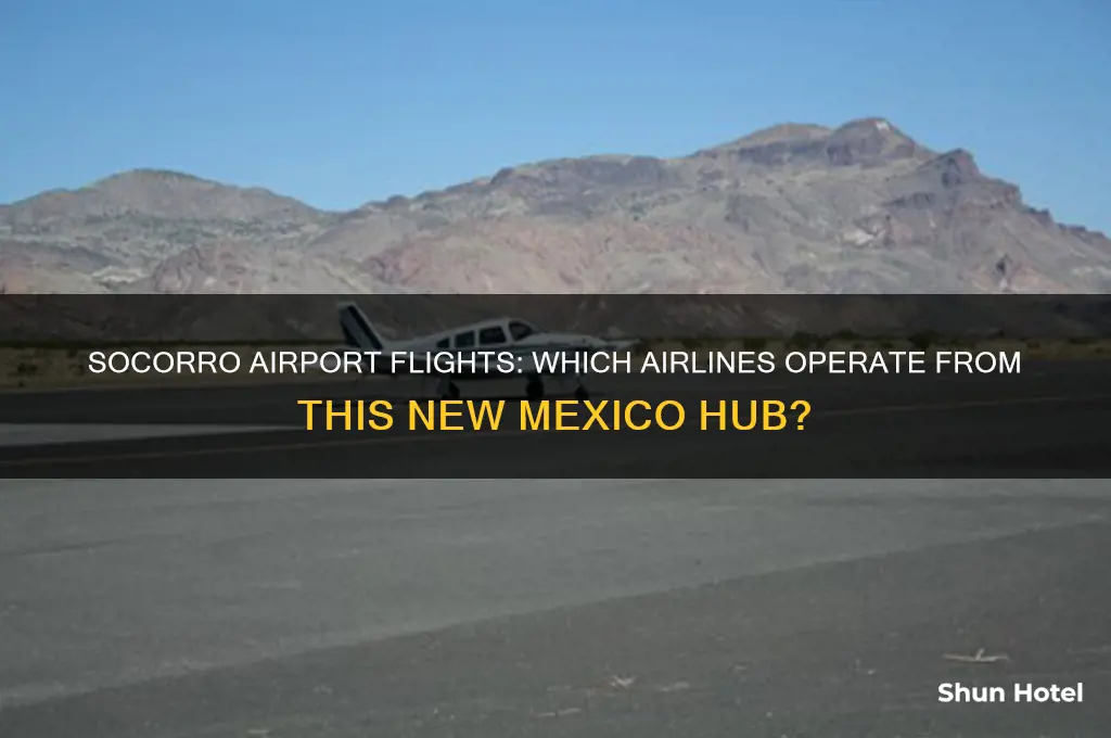 what airline flies with socorro airport