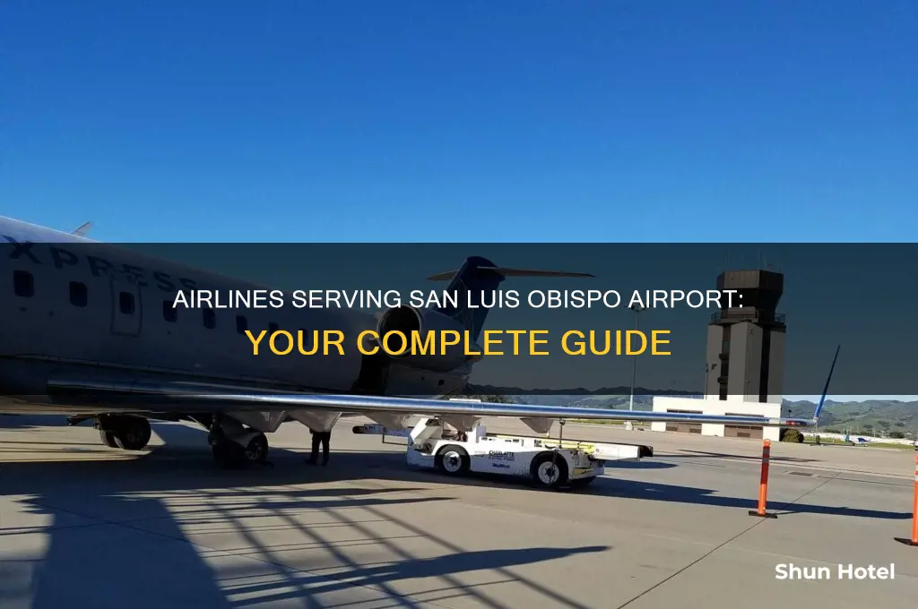 what airline fly into san luis obispo airport