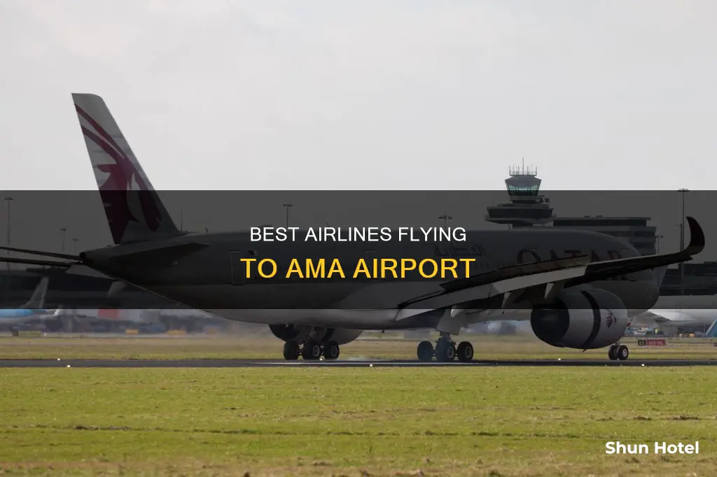 what airline flys to ama airport