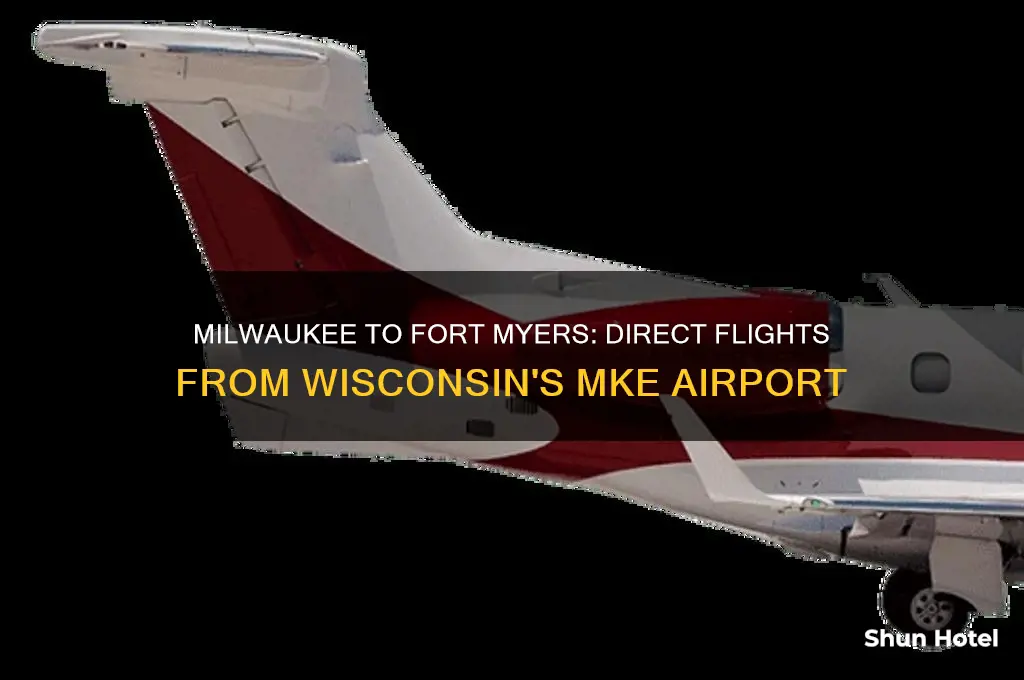 what airline from milwaukee wisconsin airport flies to fort myers