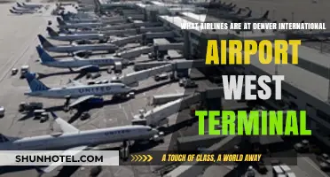 Denver International Airport West Terminal: Airlines and Flight Options