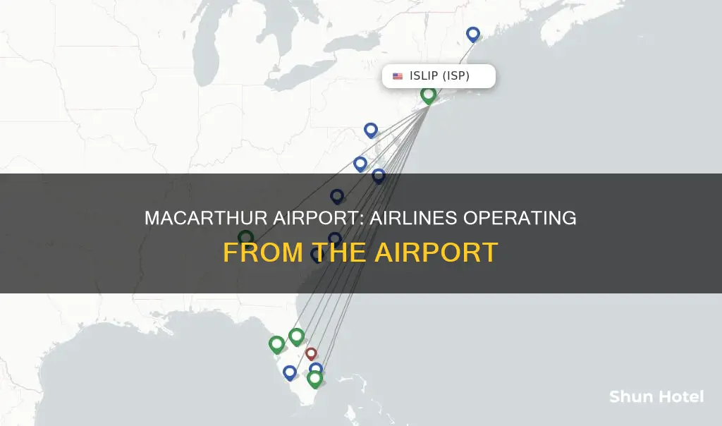 what airlines are at macarthur airport