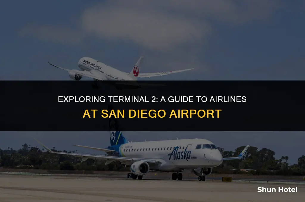 what airlines are in terminal 2 at san diego airport