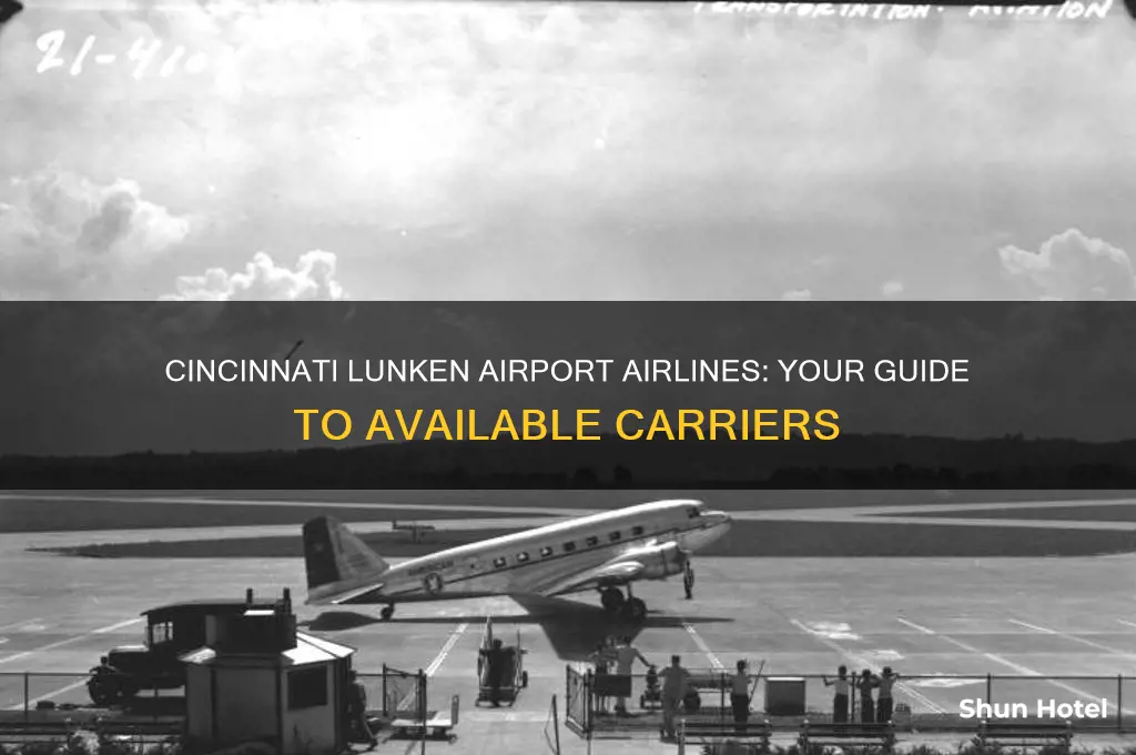 what airlines flies out of lunken airport in cincinnati