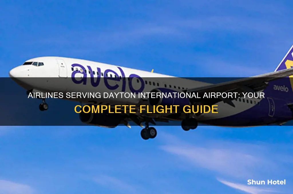what airlines flu at dayton international airport