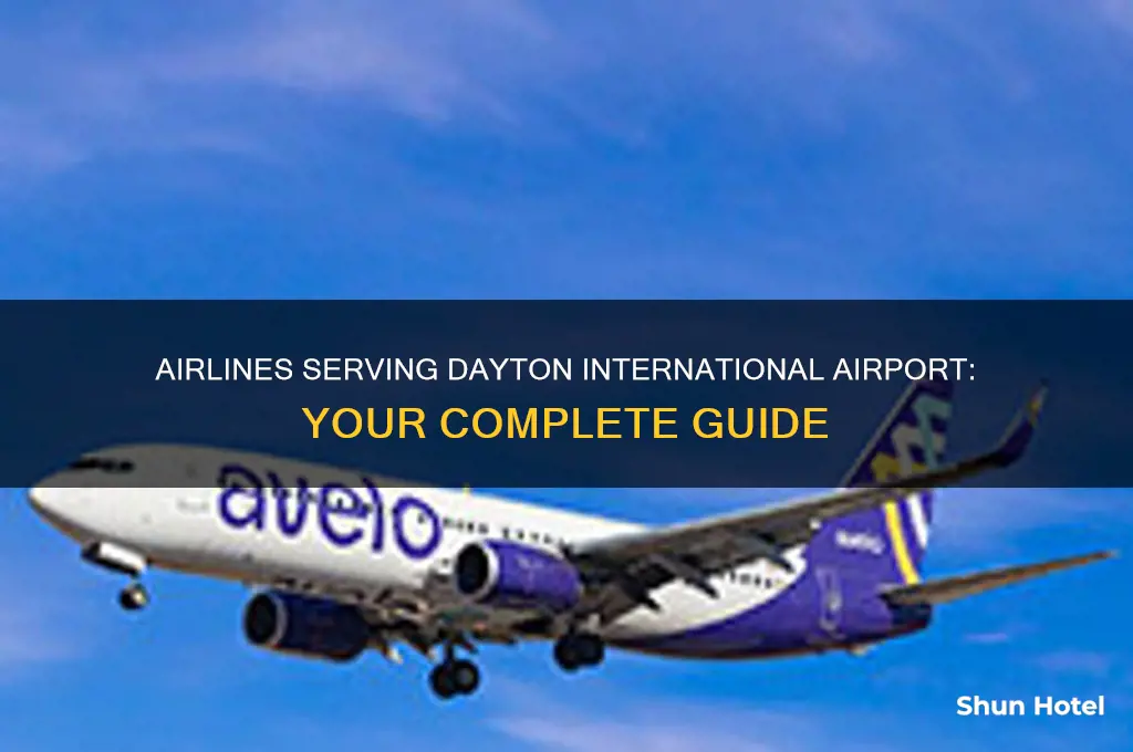 what airlines fly at dayton international airport