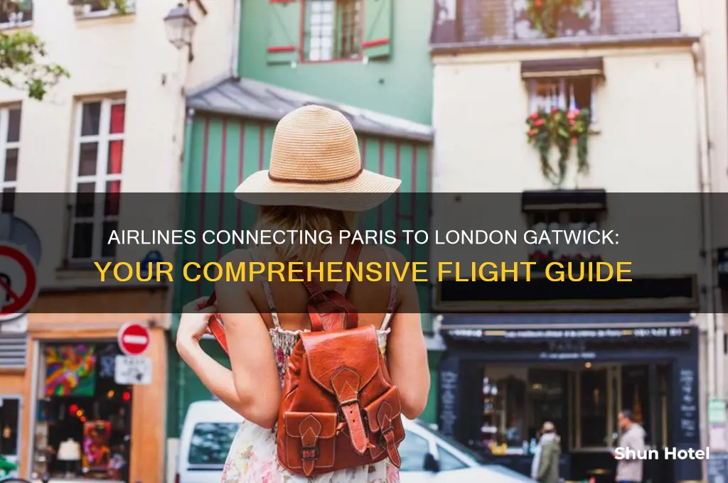 what airlines fly between paris and london gatwick airport