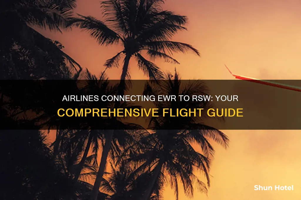 what airlines fly from ewr airport to rsw airport