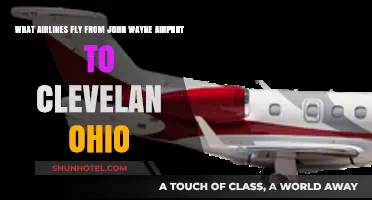 Airlines Flying from John Wayne Airport to Cleveland, Ohio