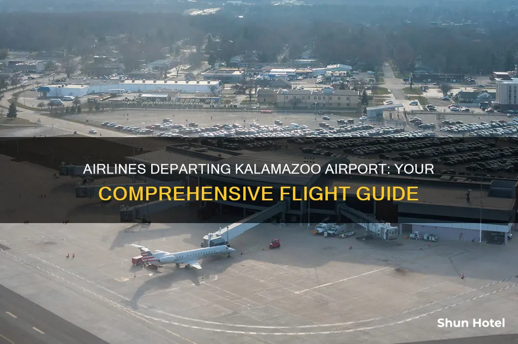 what airlines fly from kalamazoo airport