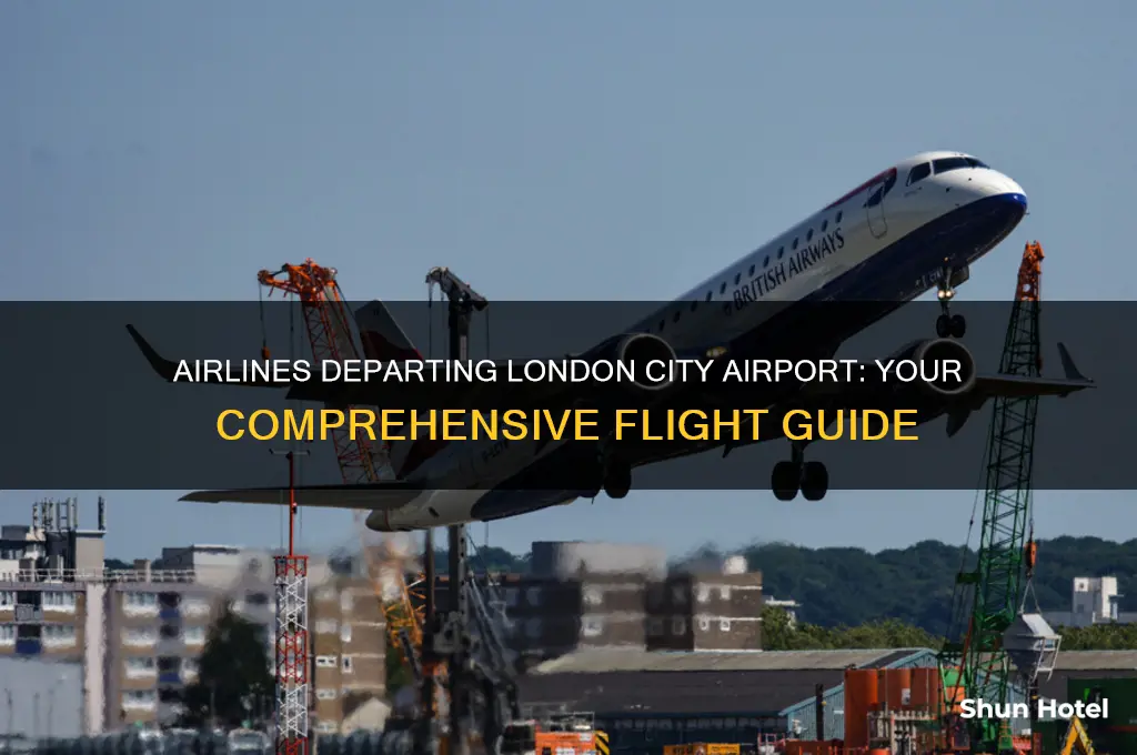 what airlines fly from london city airport