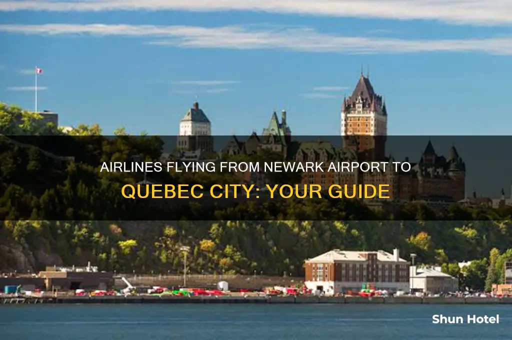 what airlines fly from newark airport to quebec city