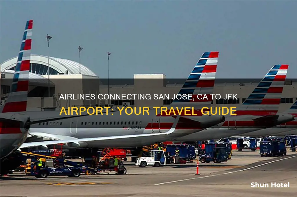 what airlines fly from san jose ca to jfk airport