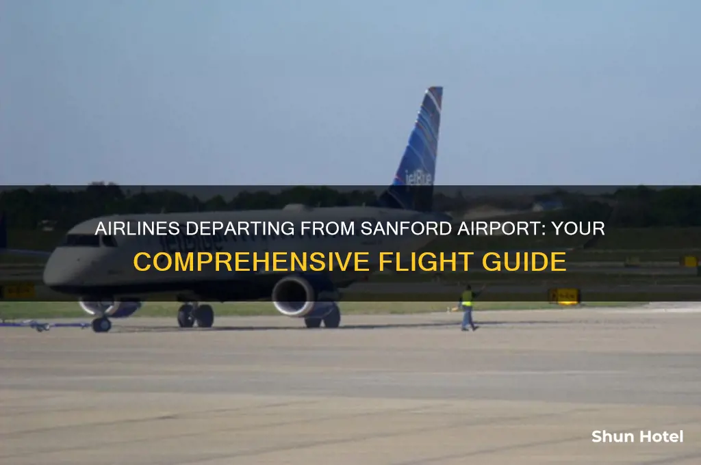 what airlines fly from sanford airport