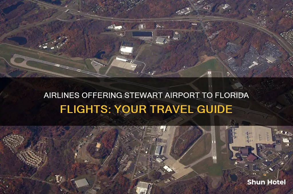 what airlines fly from stewart airport to florida