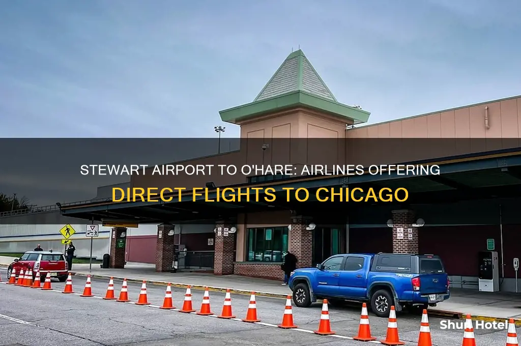 what airlines fly from stewart airport to o